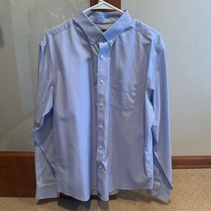UNTUCKit Men’s Dress Shirt, Size Large, Blue
